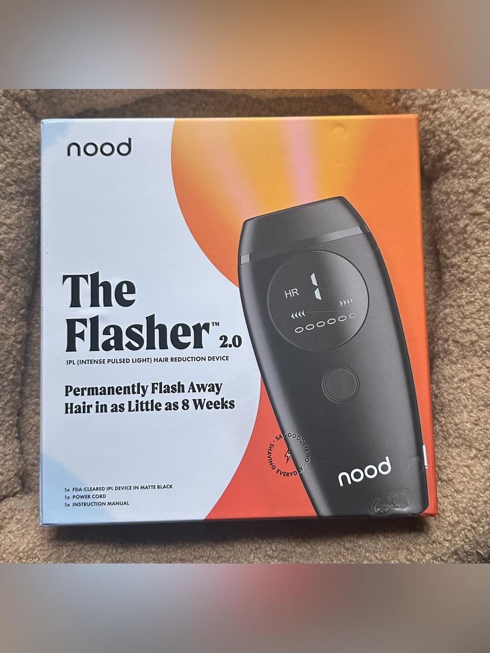 The Flasher 2.0 IPL Hair Reduction Device - Matte Black